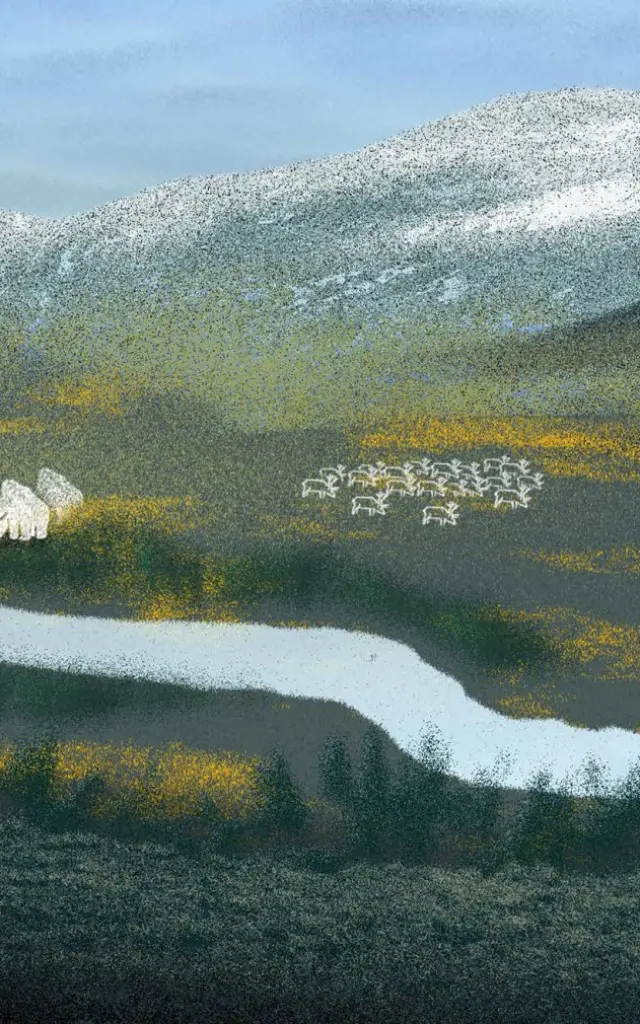 Diorama Représentant L’environnement Des Néandertaliens, By © La Méduse