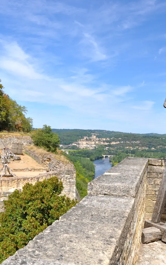 Vue sur Beynac depuis le Château de Castelnaud