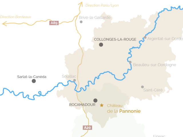 Château de la Pannonie, Lot Vallée de la Dordogne Tourisme