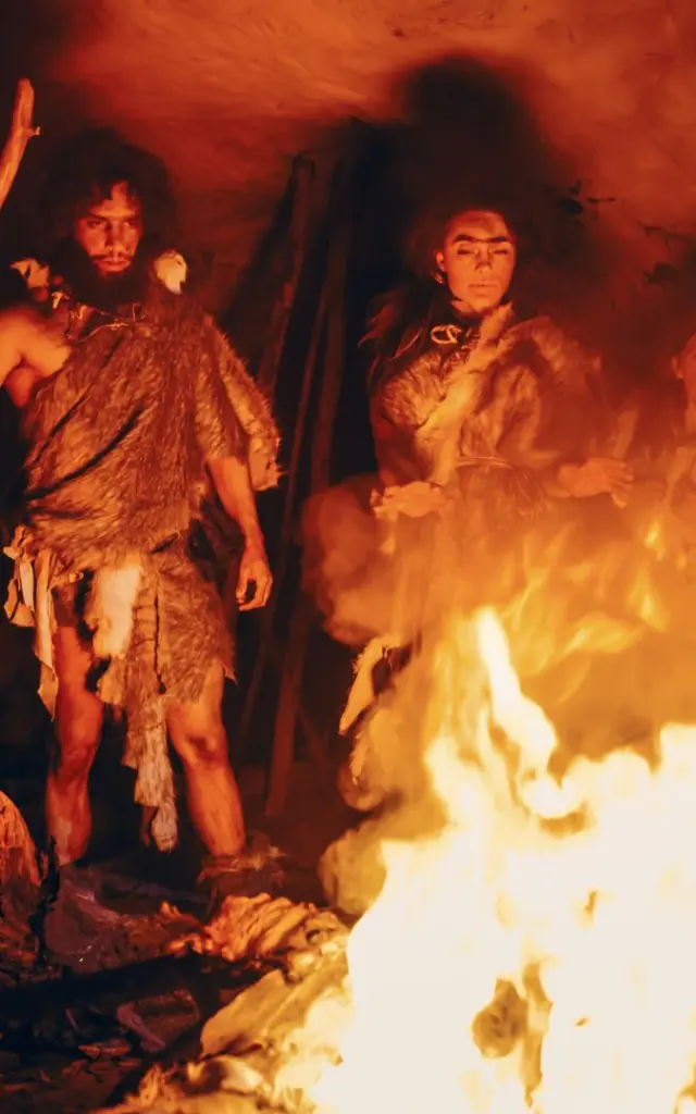 Abris sous roche hommes préhistoriques