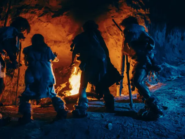 Abris sous roche hommes préhistoriques