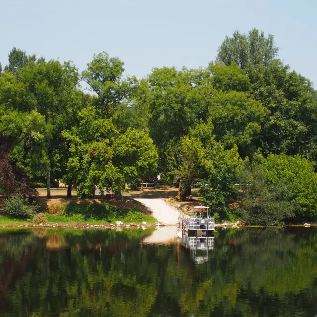 Bac de passage - Pechs de l'Espérance - Voie-verte
